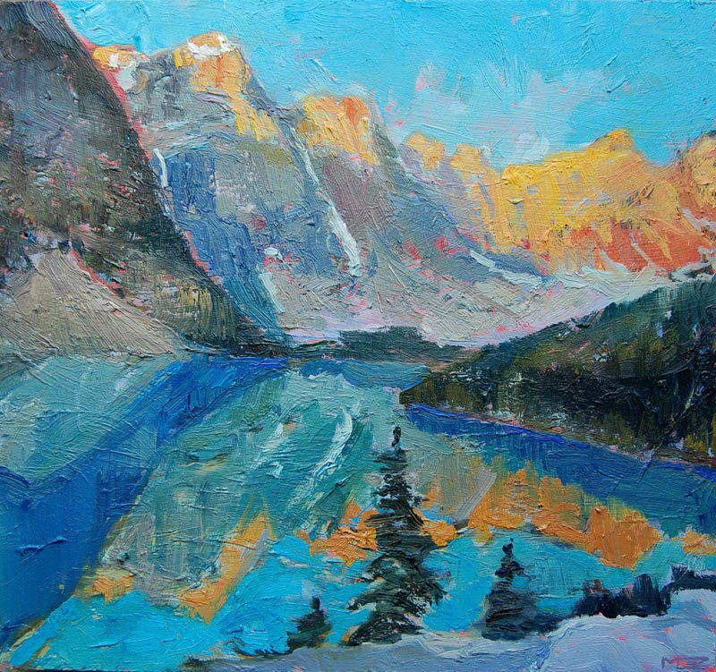 Mountain Lake Reflection